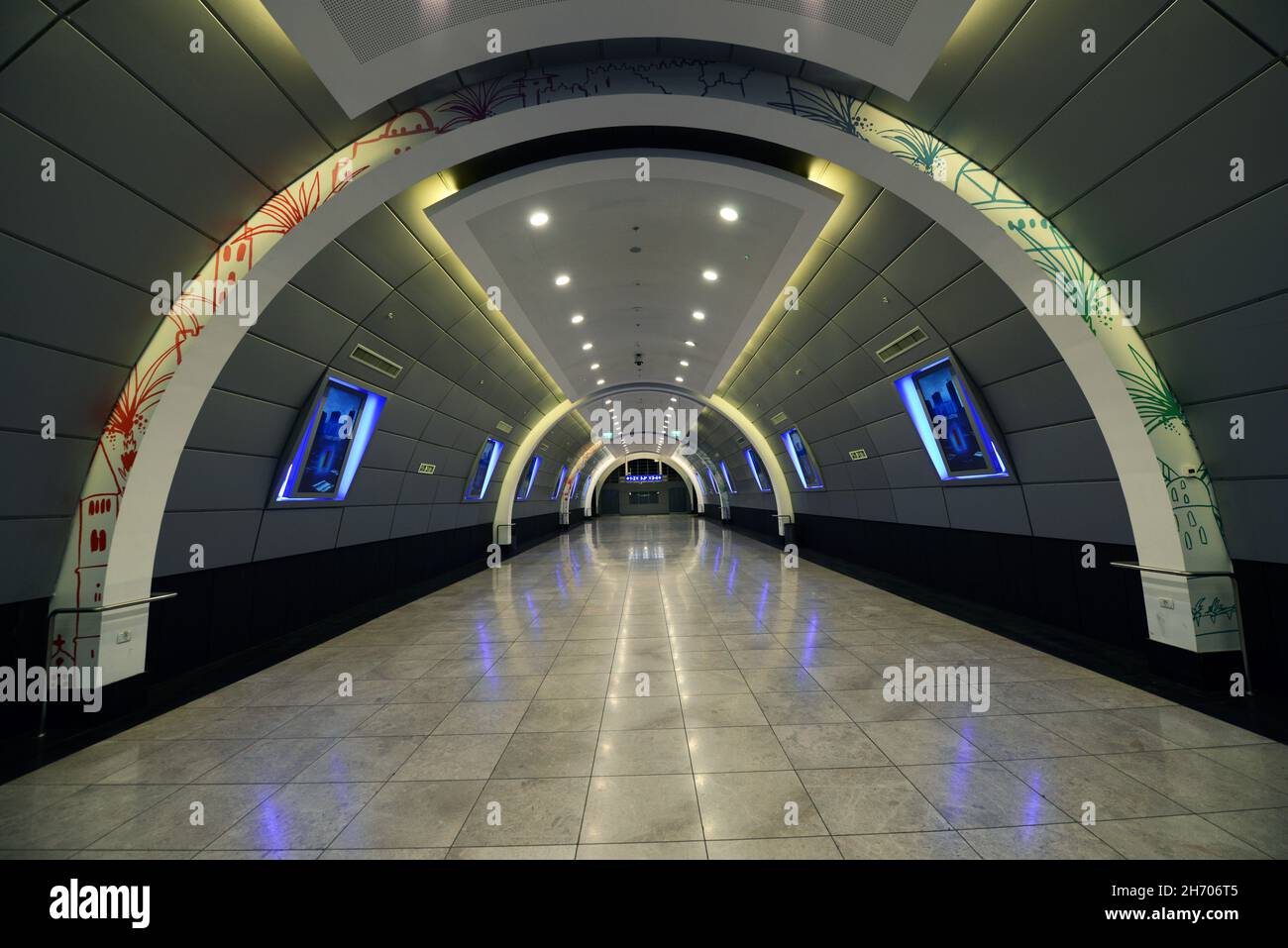 The Yitzhak Navon railway station in Jerusalem, Israel is the deepest