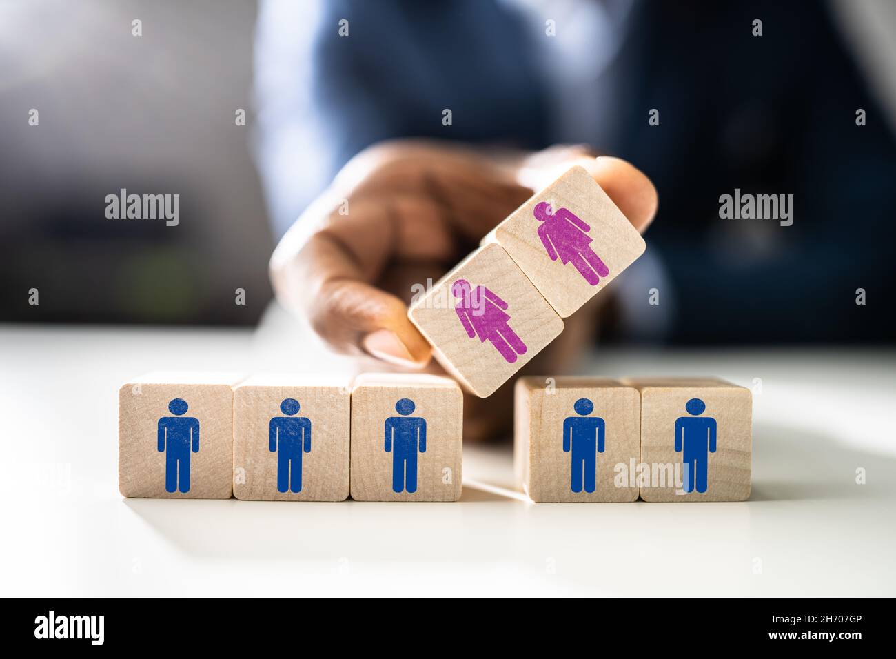 Equal Employee And Gender Opportunity Concept In Career Stock Photo