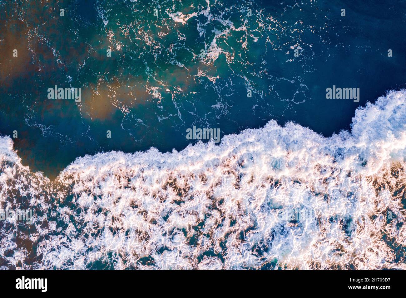 Aerial view white foamy hi-res stock photography and images - Alamy
