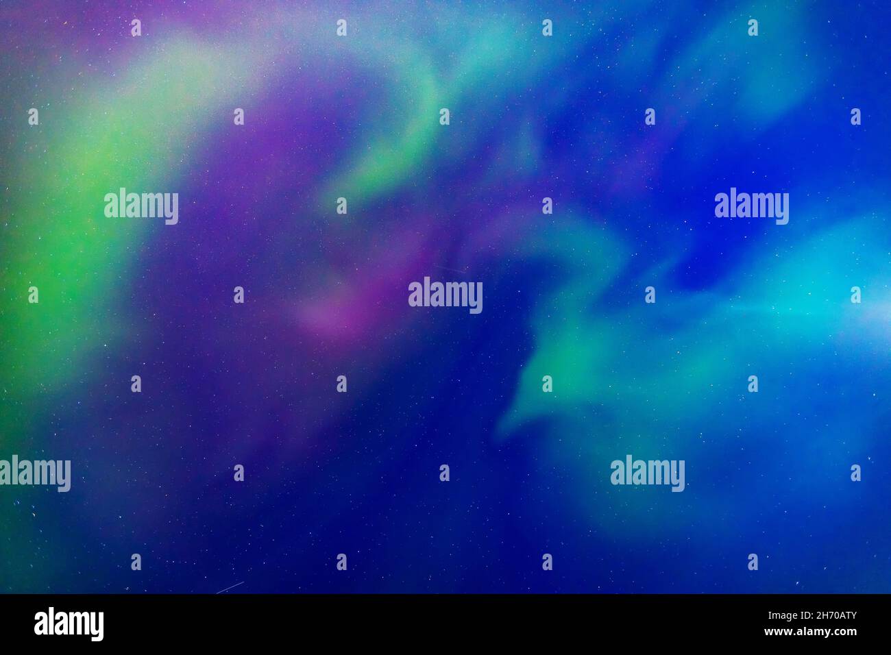 Arctic polar night starry sky background of aurora borealis and ...