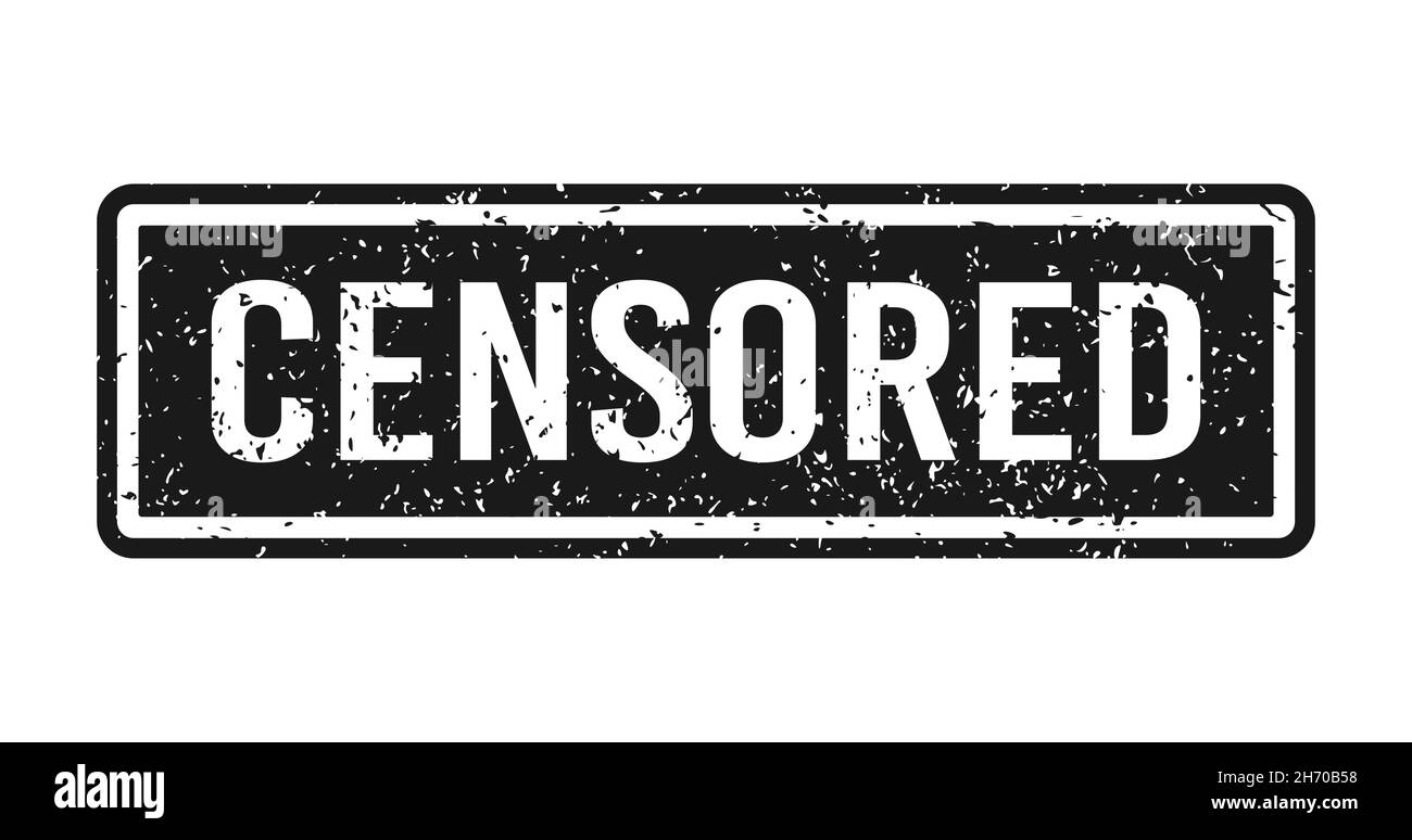 Censor bar Stock Vector Images Alamy