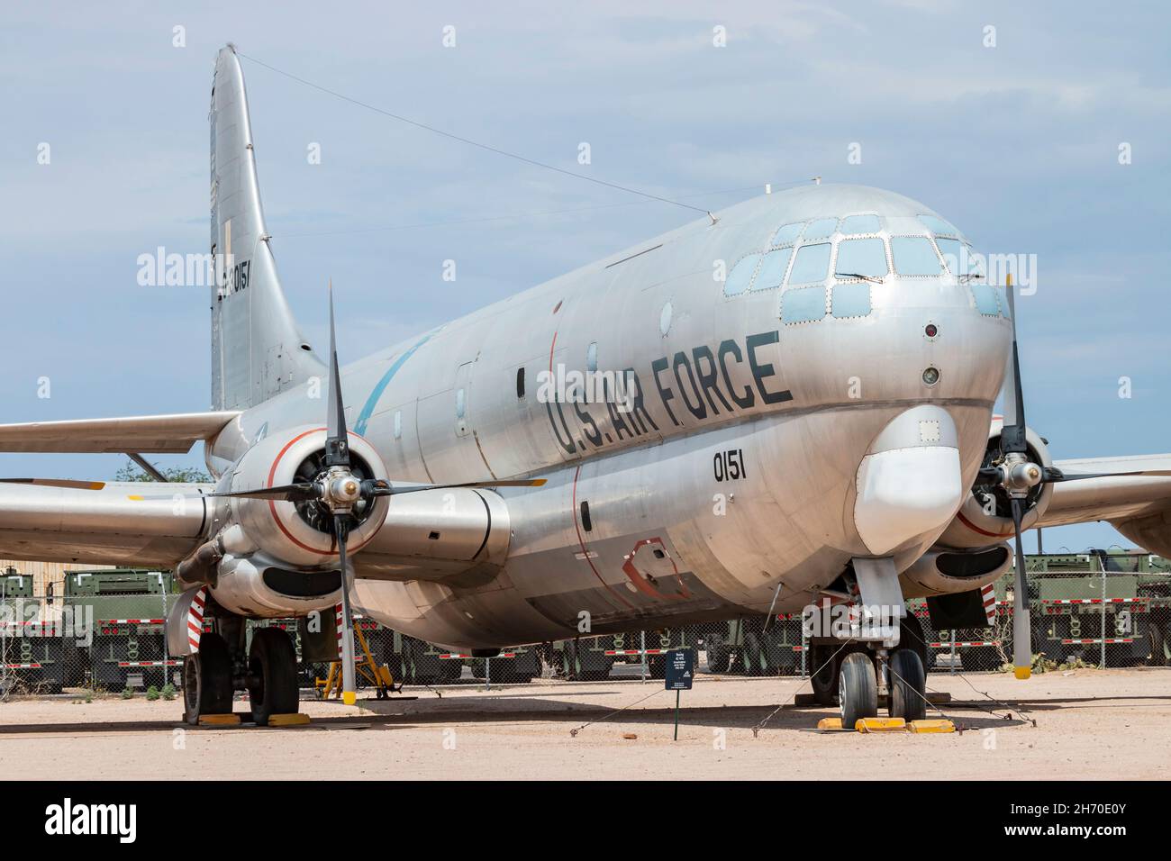 BOEING KC-97G STRATOFREIGHTER at Pima Air & Space Museum Stock Photo