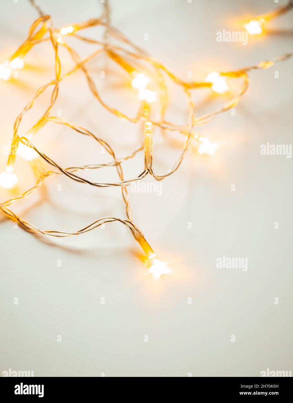 Golden Christmas Lights 