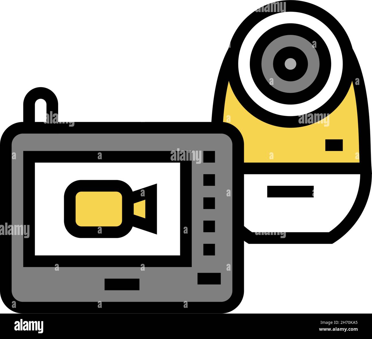 baby monitor color icon vector illustration Stock Vector Image & Art