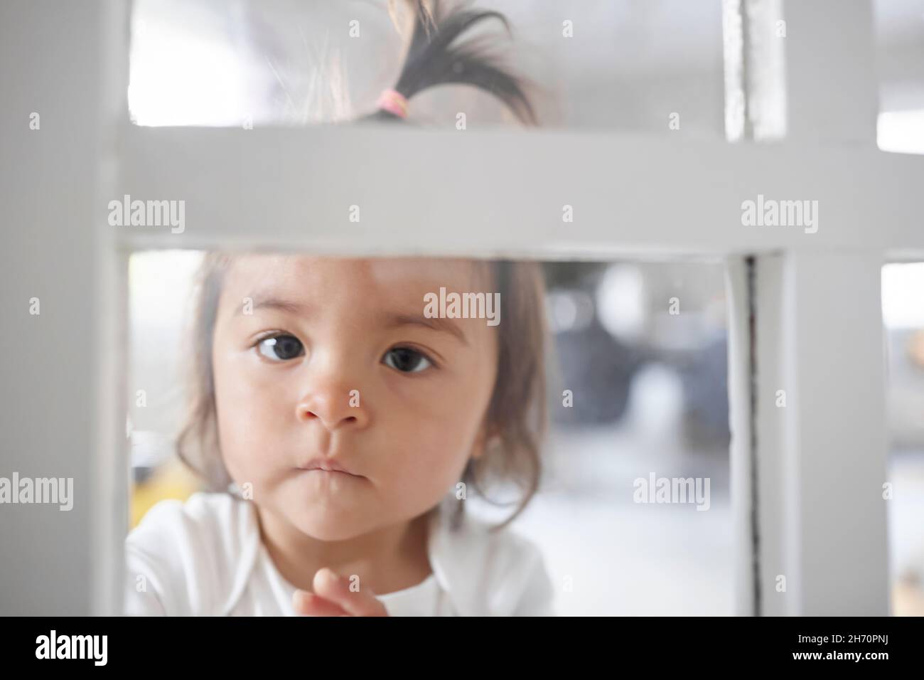 Portrait of cute baby girl Stock Photo - Alamy