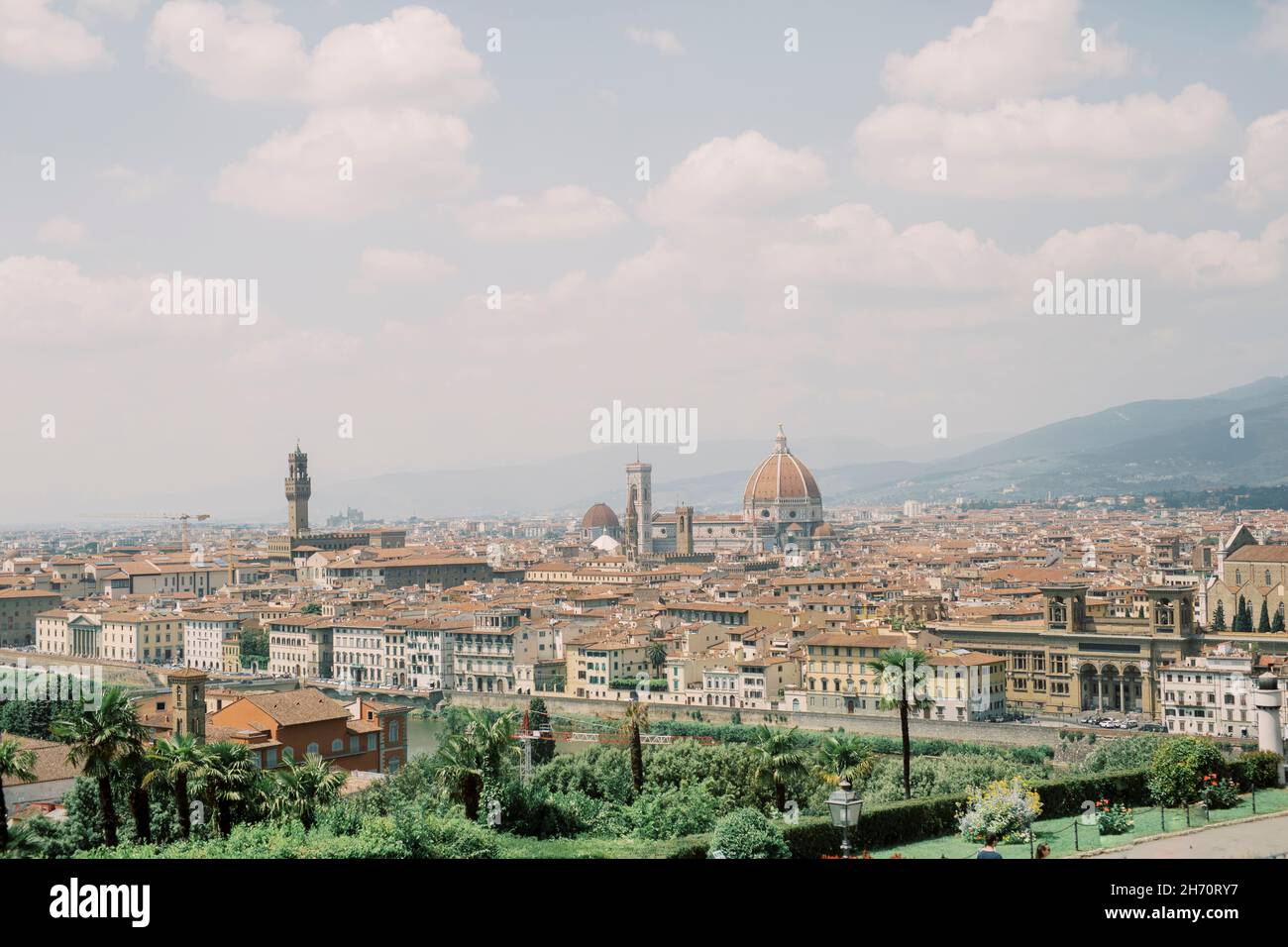 View of Florence old town, Italy Stock Photo