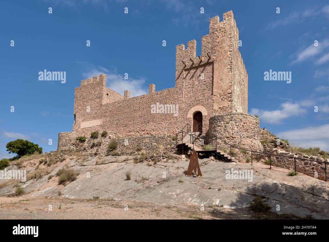 Castle of Gaibiel. Gaibiel, Castellón. Comunitat Valenciana. Spain. Stock Photo