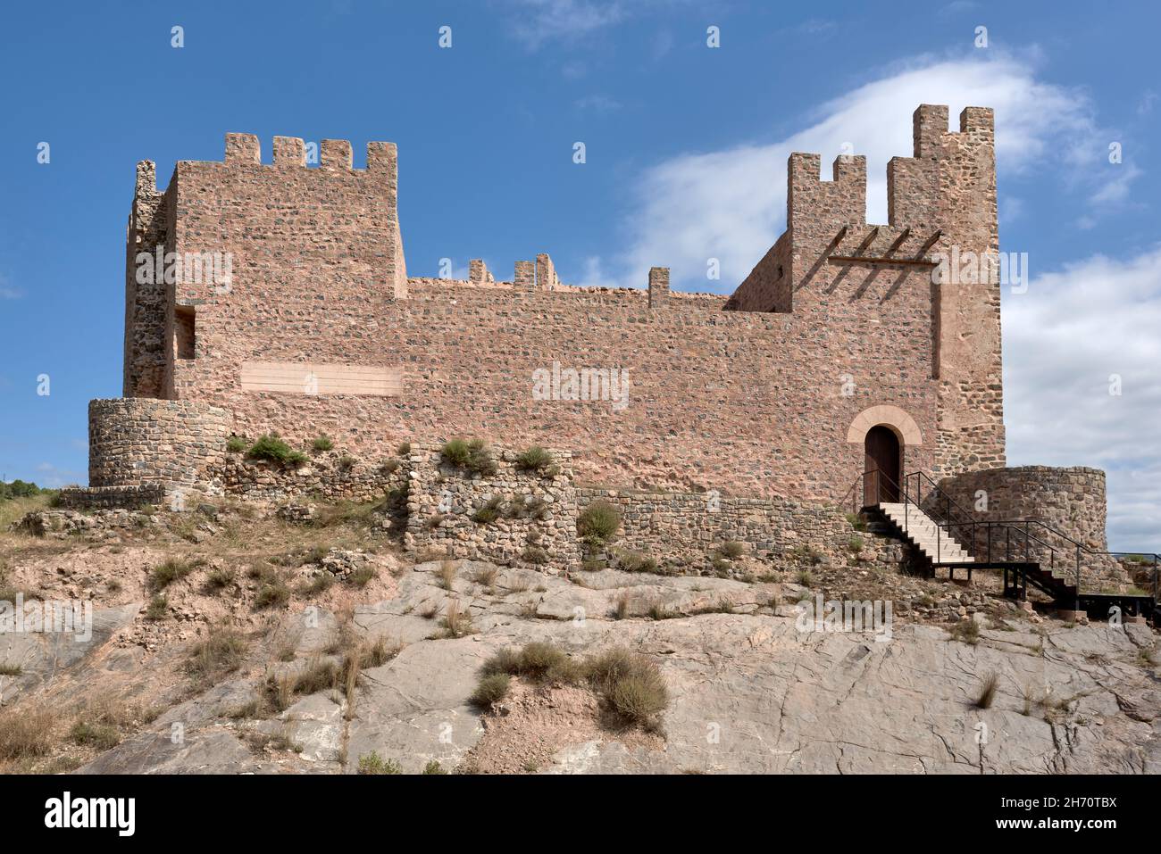 Castle of Gaibiel. Gaibiel, Castellón. Comunitat Valenciana. Spain. Stock Photo
