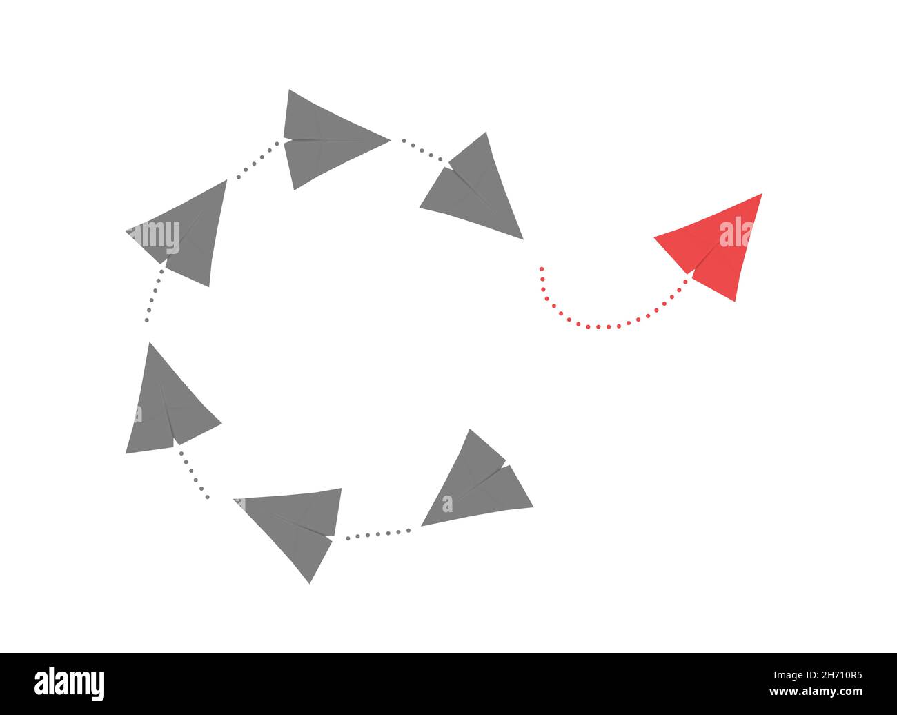 Start up minimal concept Cut Out Stock Images & Pictures - Alamy