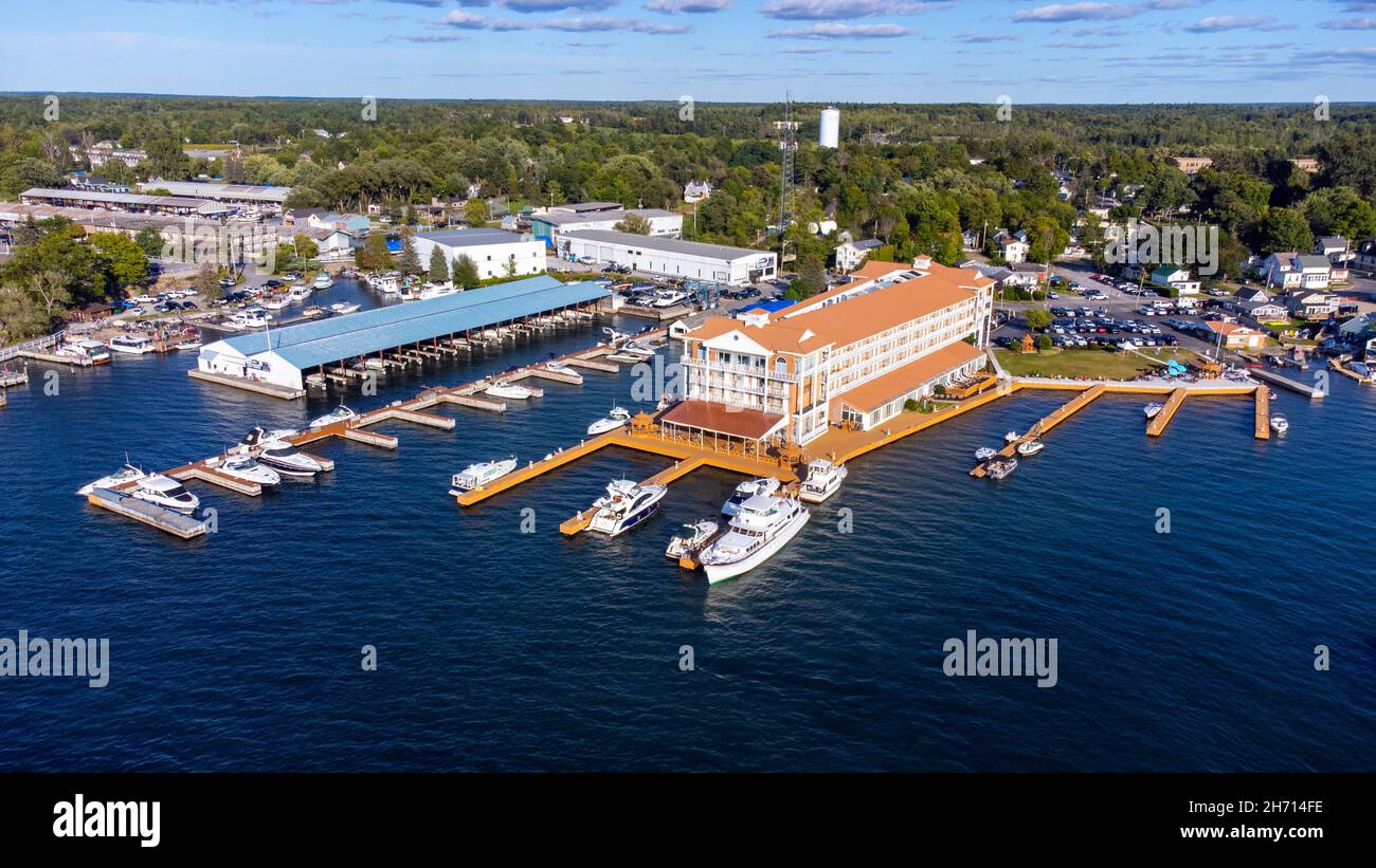 Riveredge Resort, Alexandria Bay, NY, USA Stock Photo