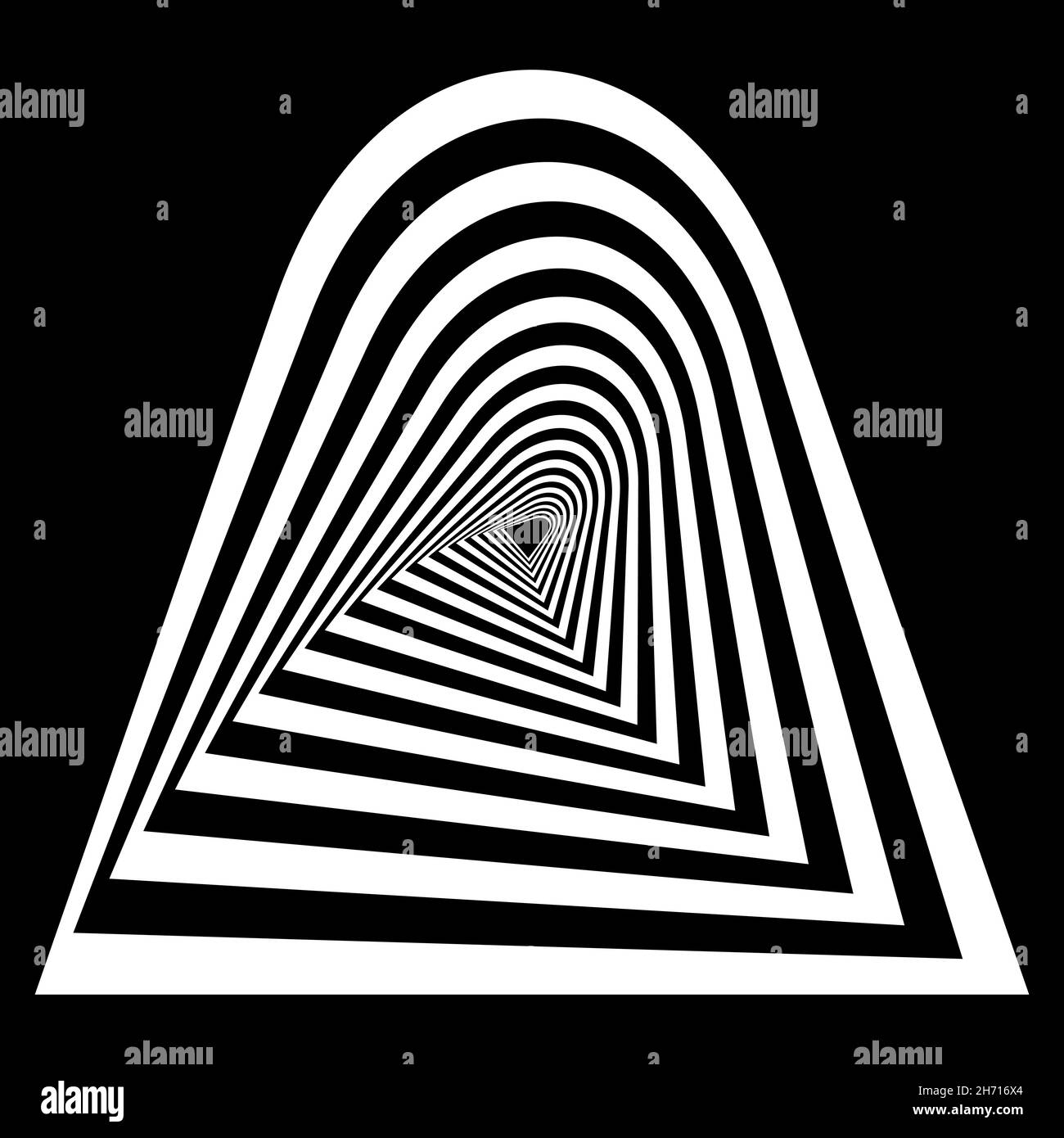 Abstract op-art element. Optical, visual art, artistic element ...