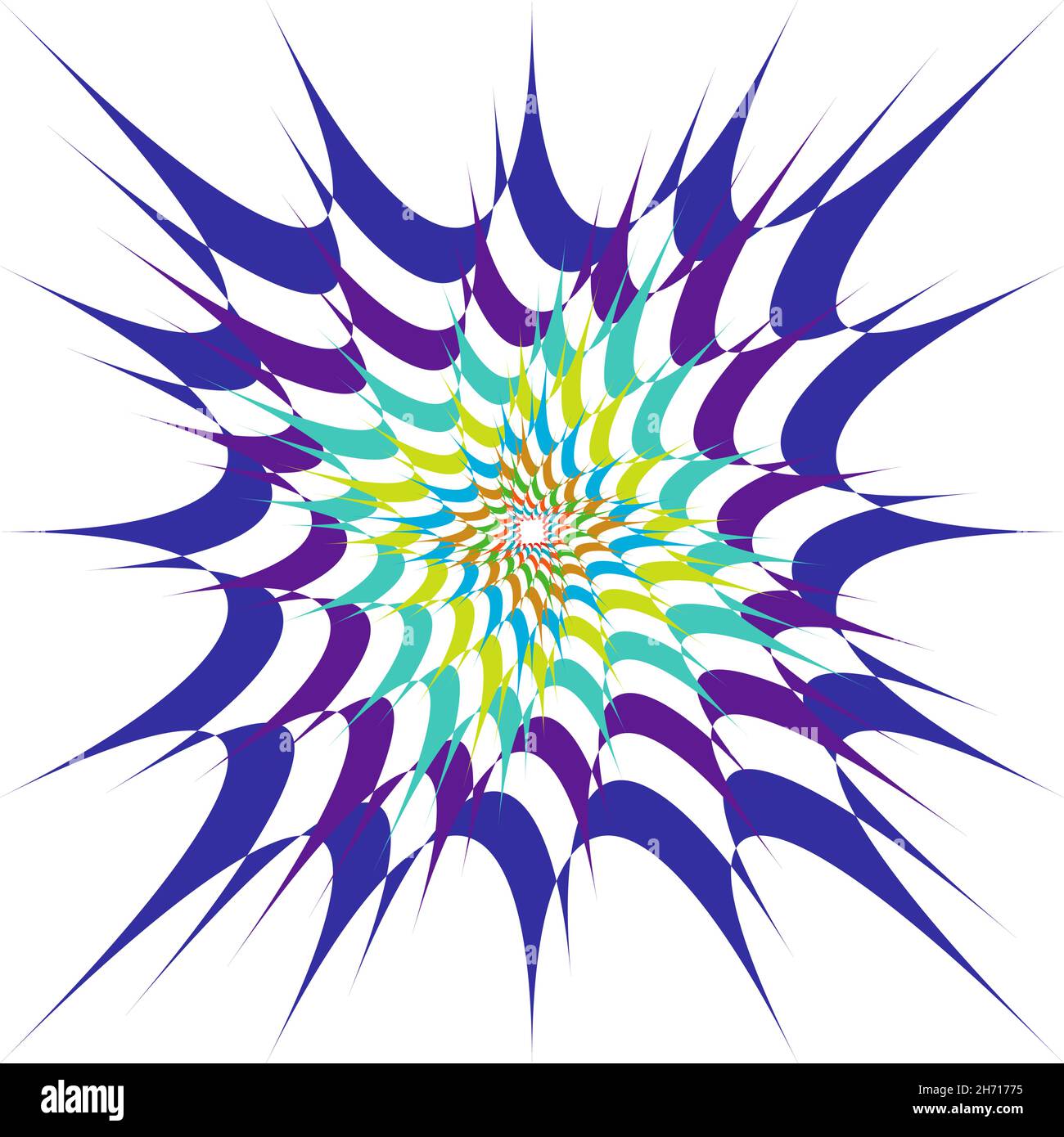 Abstract op-art element. Optical, visual art, artistic element ...