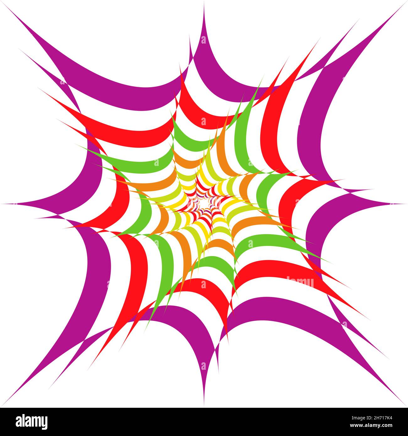 Abstract op-art element. Optical, visual art, artistic element ...
