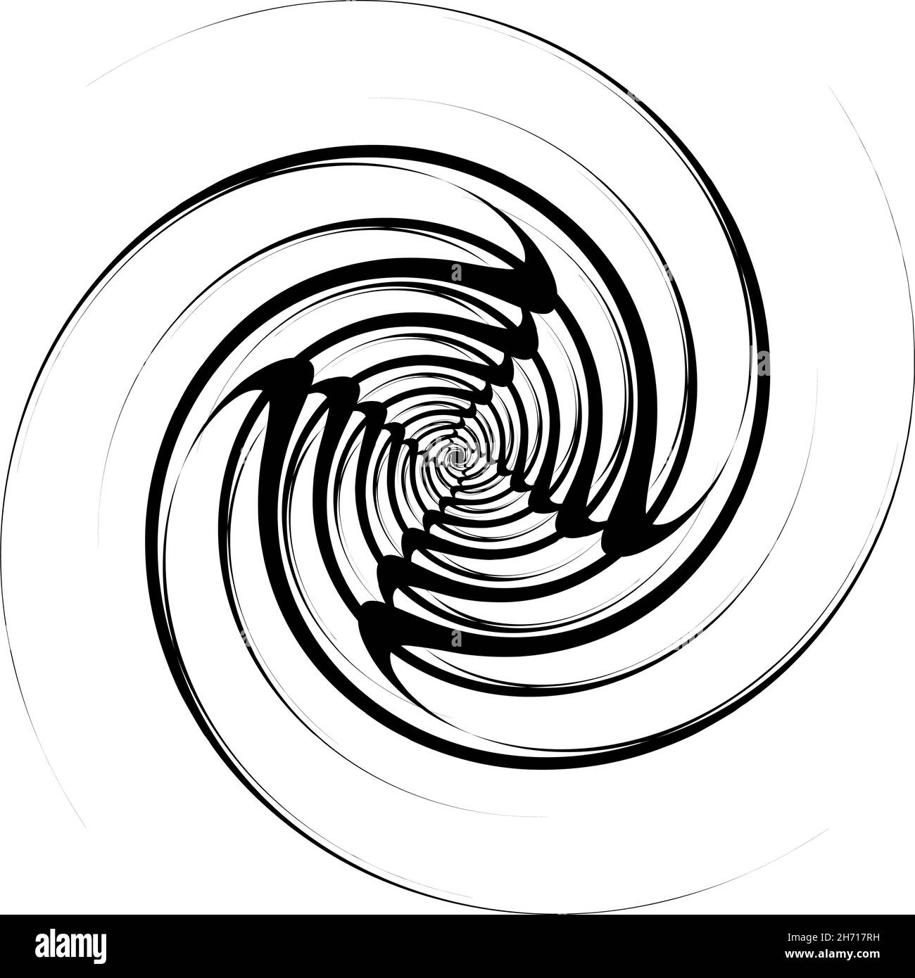 Abstract op-art element. Optical, visual art, artistic element ...