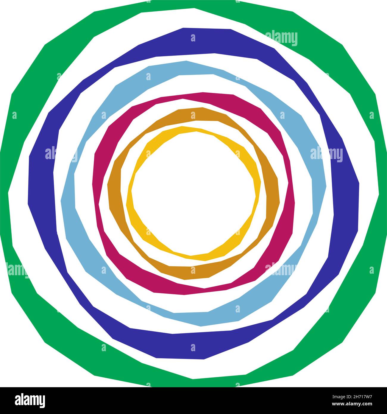 Abstract op-art element. Optical, visual art, artistic element ...