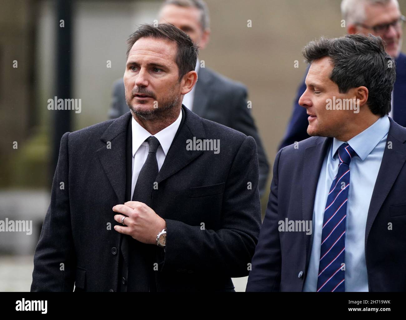 Former Chelsea manager Frank Lampard attends the memorial service at Glasgow Cathedral. On the 26th October 2021 it was announced that former Scotland, Rangers and Everton manager Walter Smith had died aged 73. Picture date: Friday November 19, 2021. Stock Photo