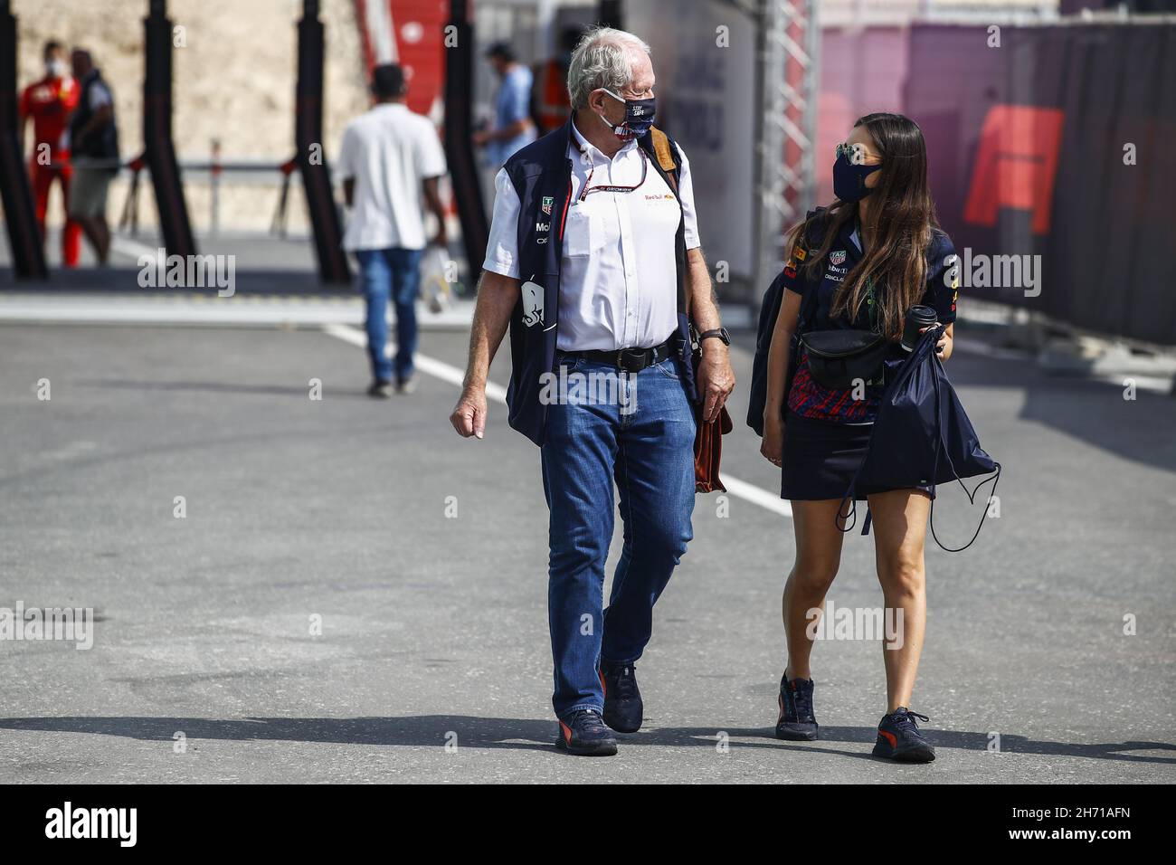 Doha, Qatar. 19th Nov, 2021. MARKO Helmut (aut), Drivers' Manager of Red Bull Racing, portrait during the Formula 1 Ooredoo Qatar Grand Prix 2021, 20th round of the 2021 FIA Formula One World Championship from November 19 to 21, 2021 on the Losail International Circuit, in Lusail, Qatar - Photo: Xavi Bonilla/DPPI/LiveMedia Credit: Independent Photo Agency/Alamy Live News Stock Photo