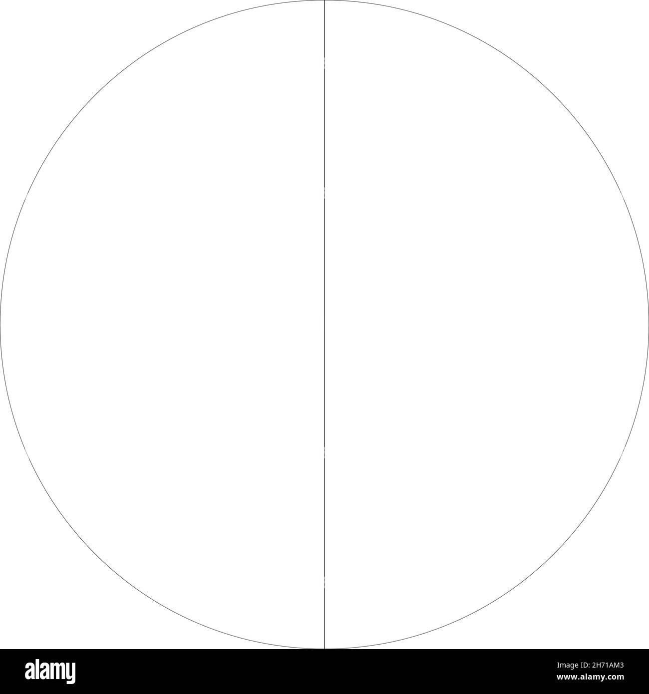 Pie chart, Pie graph, circular, circle diagram from series with 2 to 65