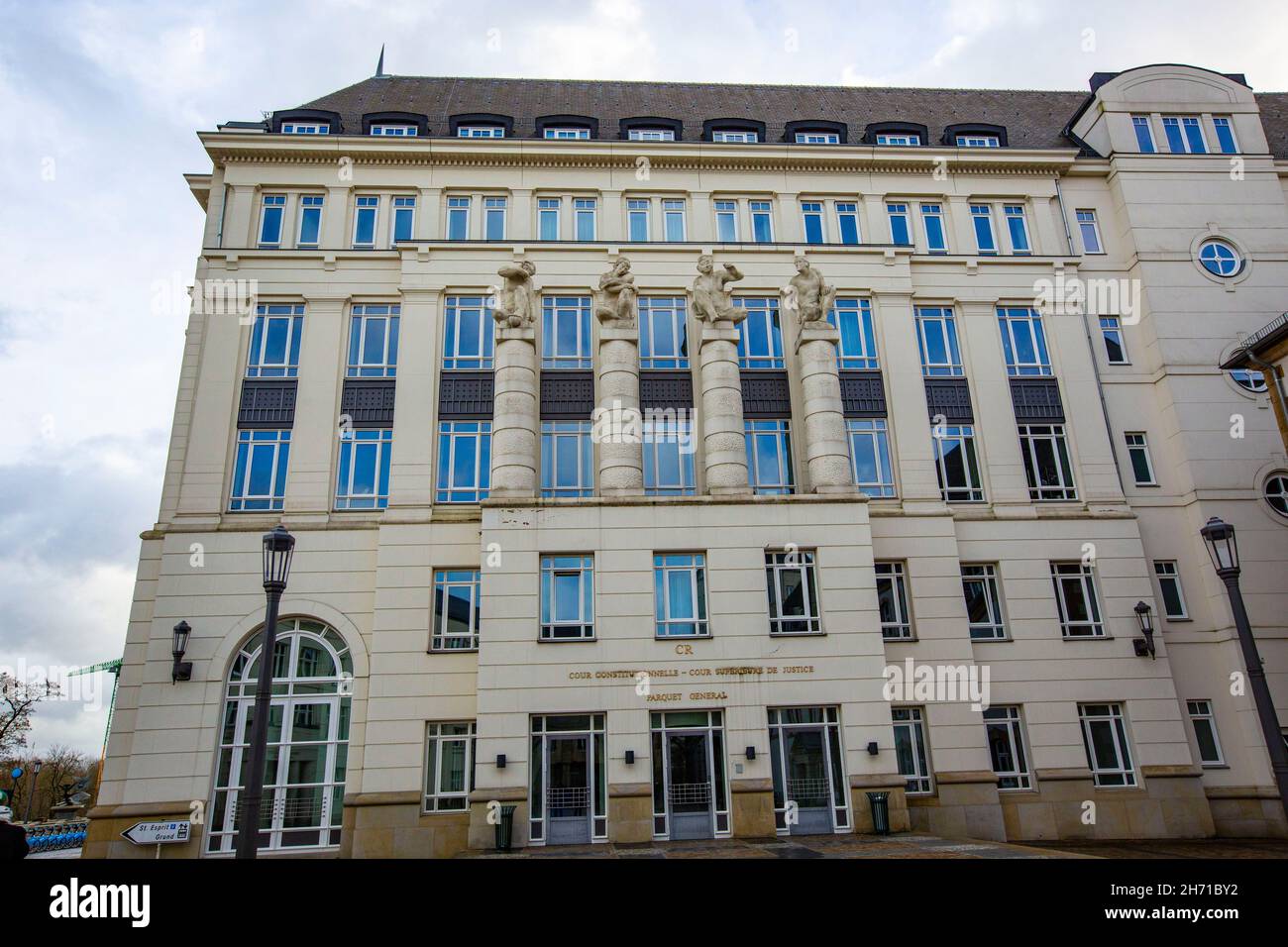 Palace of Justice, Plateau du Saint Esprit, Luxembourg City, Grand