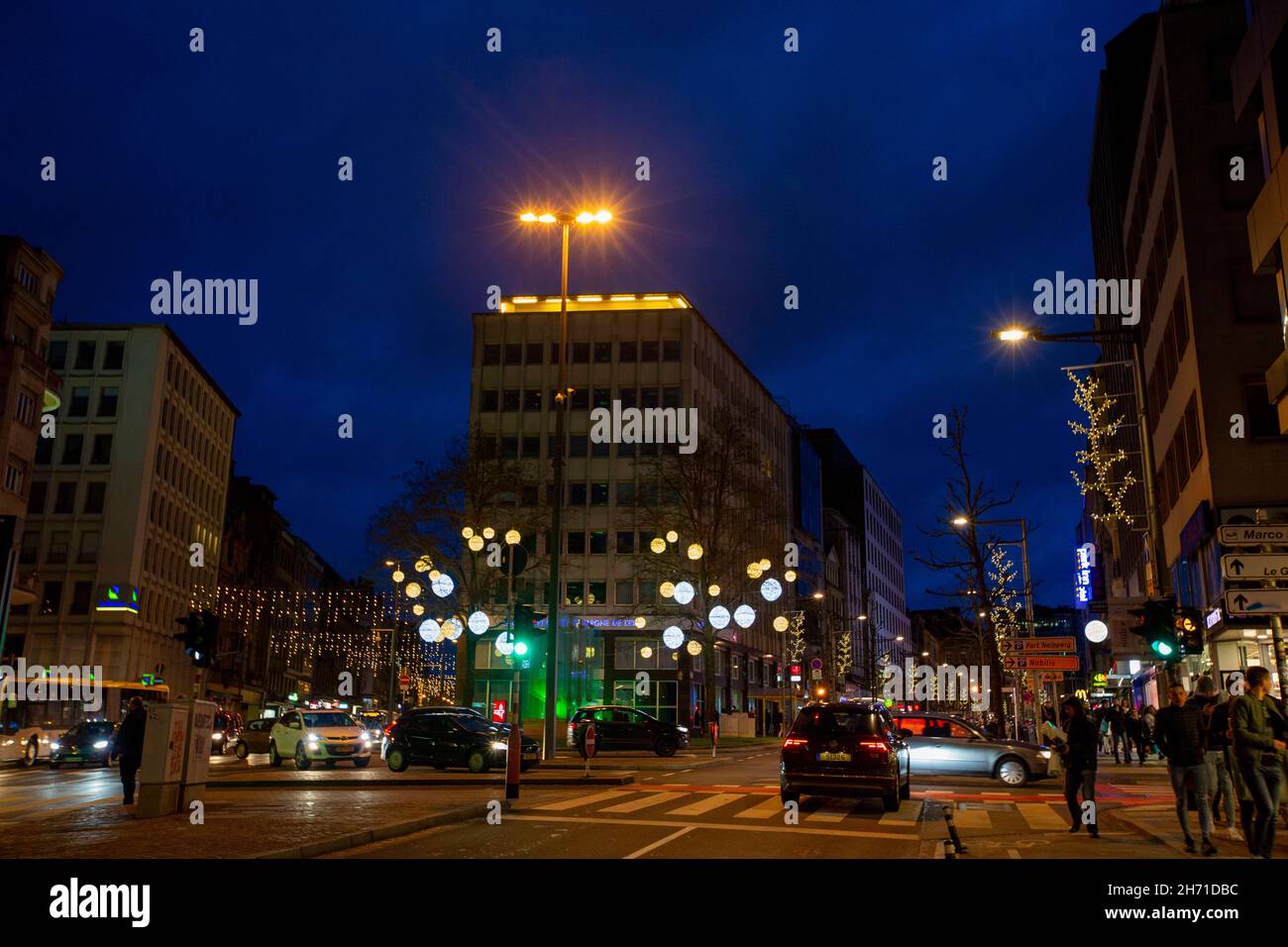 View of the Luxembourg city, Luxembourg Stock Photo