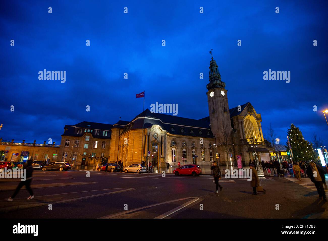Luxembourg Central railway station. Luxembourg city, Luxembourg Stock Photo