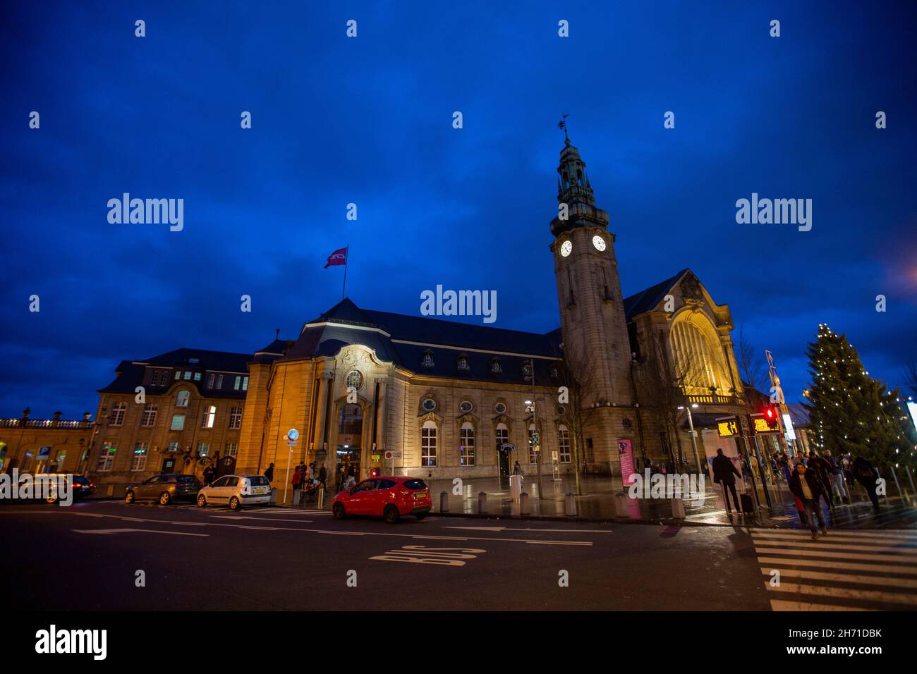 Luxembourg Central railway station. Luxembourg city, Luxembourg Stock Photo