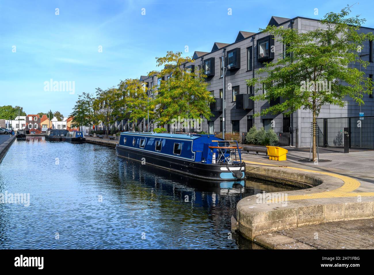 Smart, modern flats / apartments at New Islington Marina, part of a