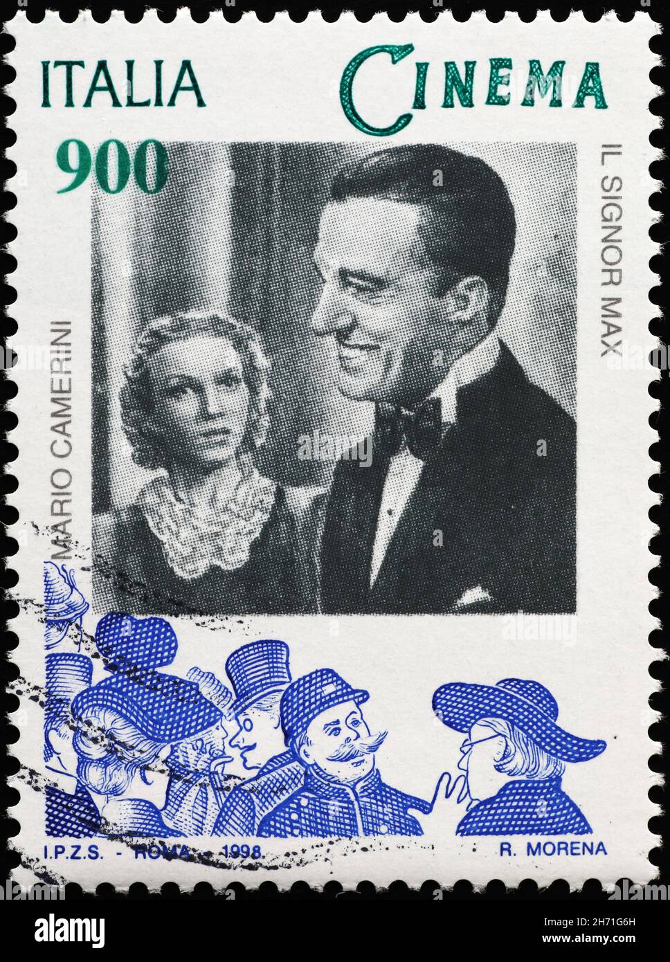Italian film maker Mario Camerini celebrated on postage stamp Stock Photo Alamy