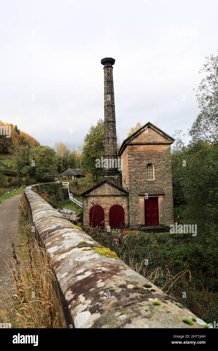 Leawood Pump House built in 1849 to pump water from the River Derwent