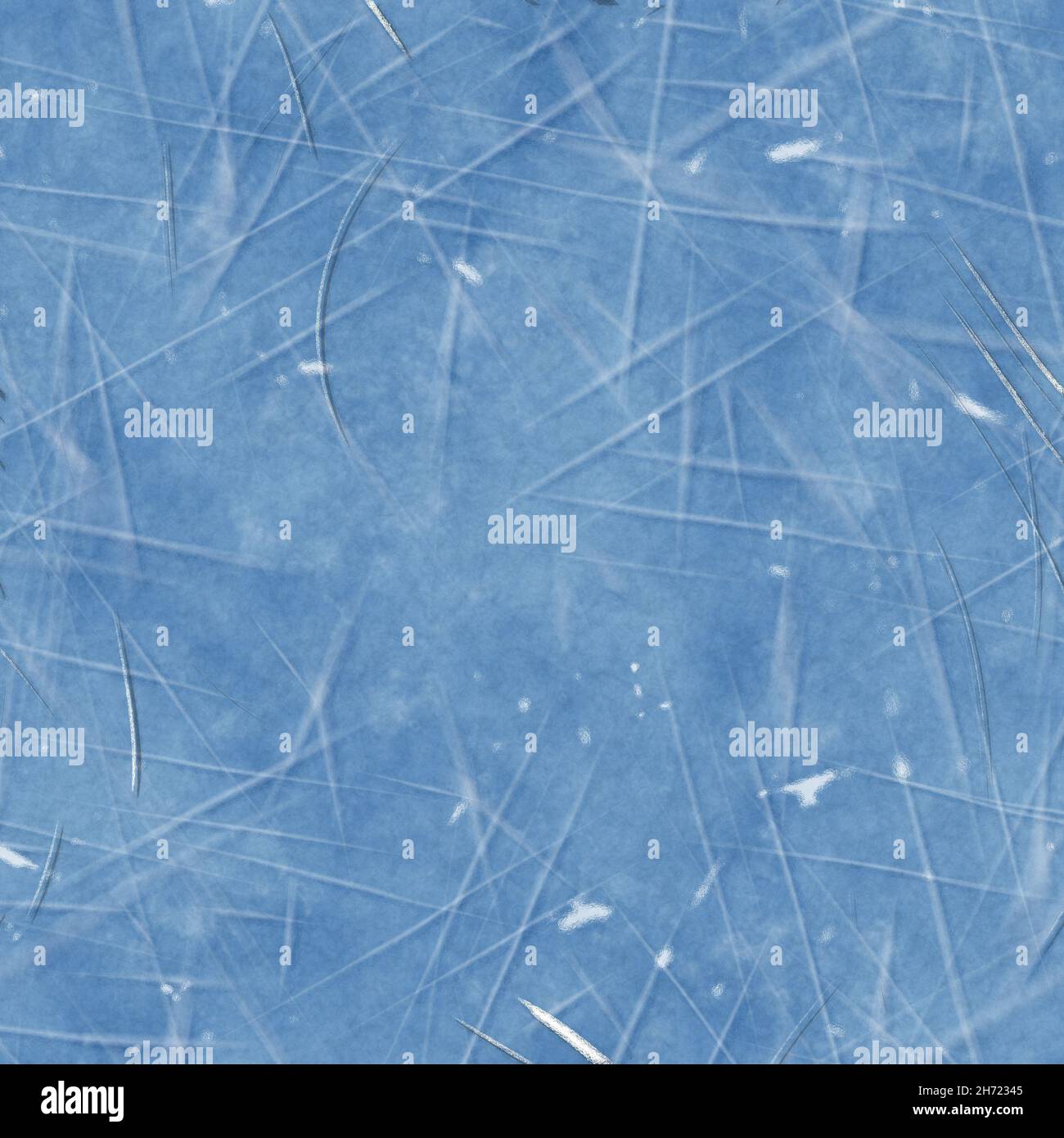 Ice Scratced Scratched blue skating ice texture background, digital illustration ...