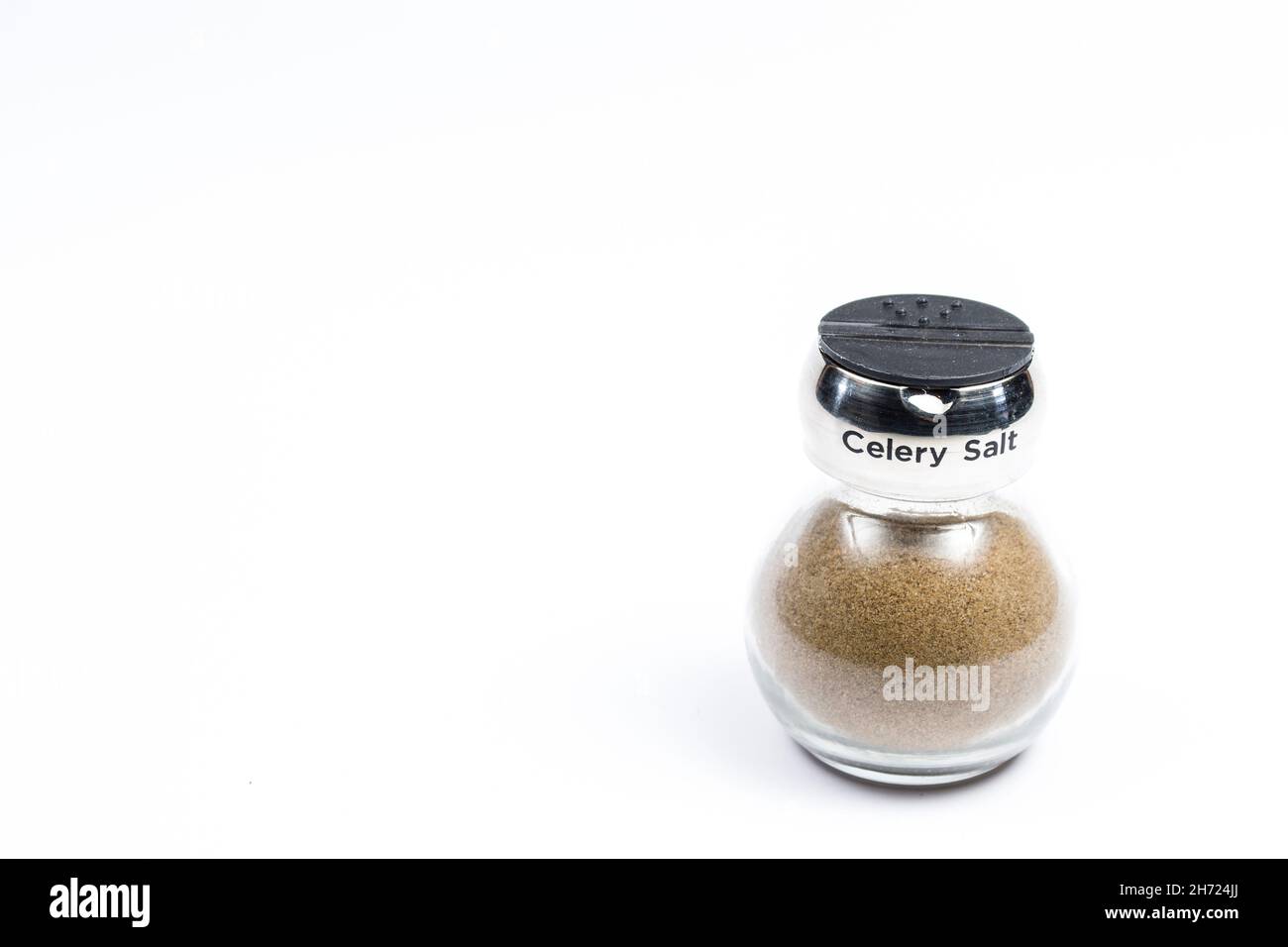 Celery salt isolated white background Stock Photo