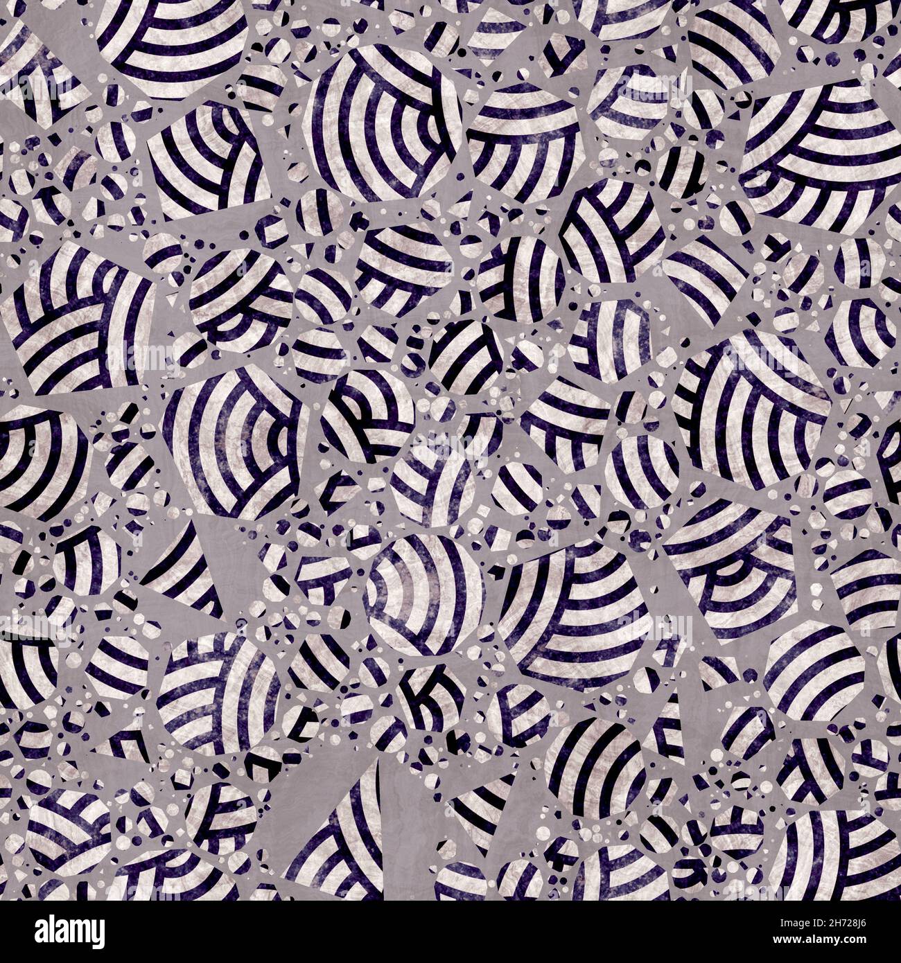 Seamless modern abstract random terrazzo pattern swatch Stock Photo - Alamy