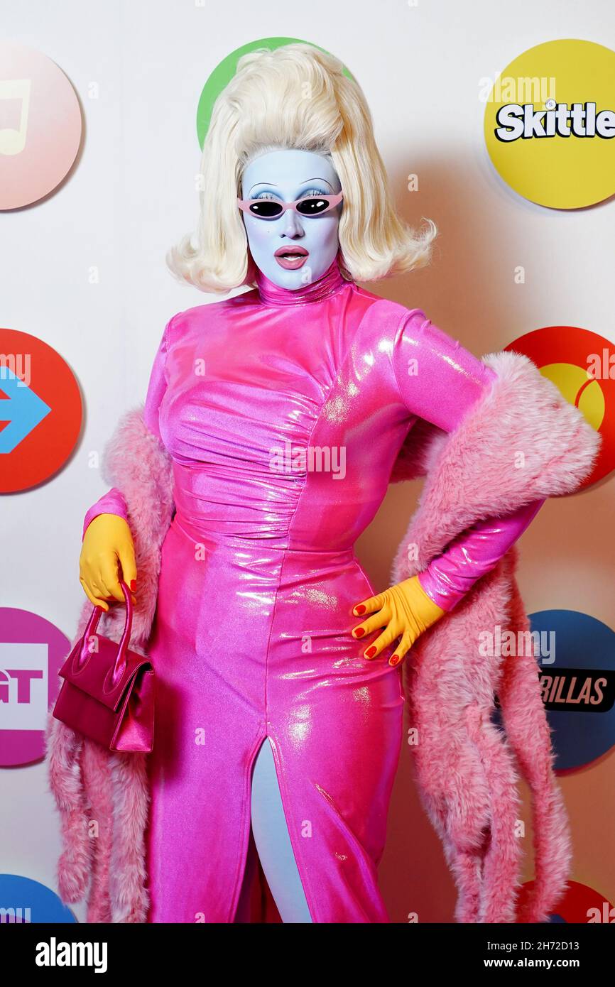 Juno Birch arrives for the Gay Times Honours Awards at Magazine London