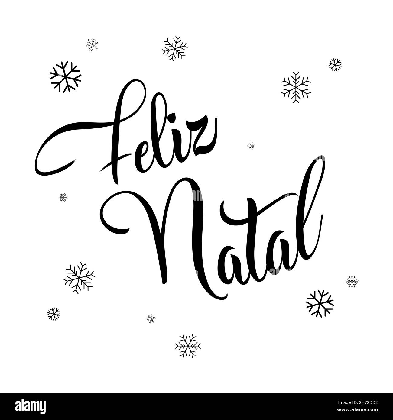 Merry Christmas in Brazilian Portuguese Stock Vector Image & Art Alamy
