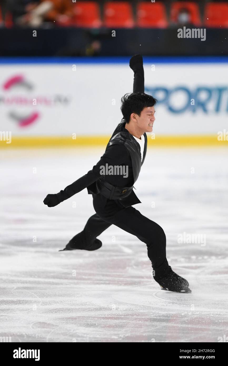 Grenoble, France. 19th Nov, 2021. Adam SIAO HIM FA (France), during men ...