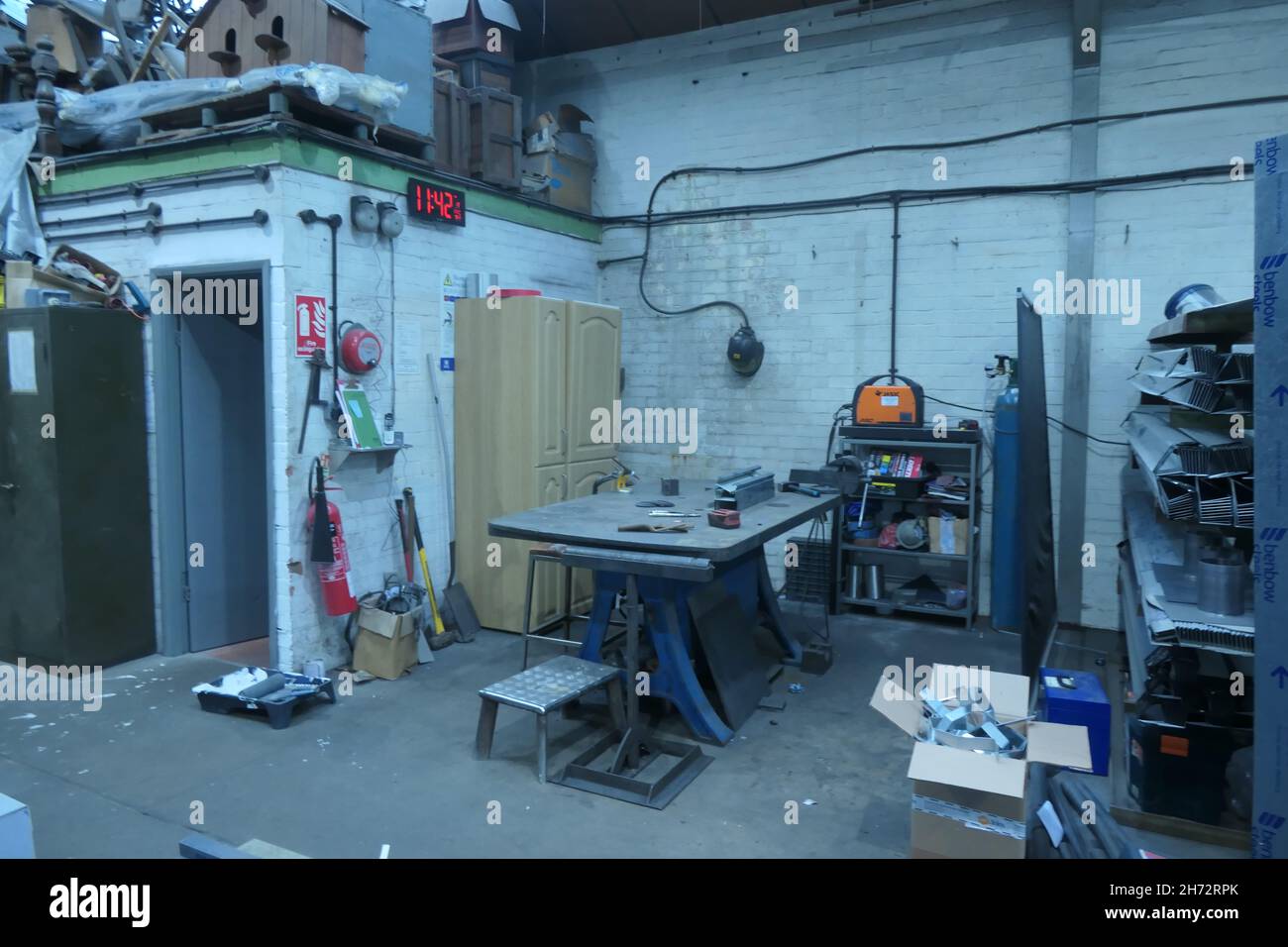 Azimex metal fabrication factory Northampton Stock Photo Alamy