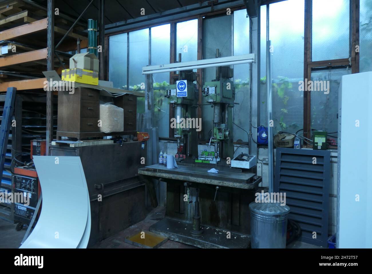 metal fabrication factory Northampton Stock Photo Alamy