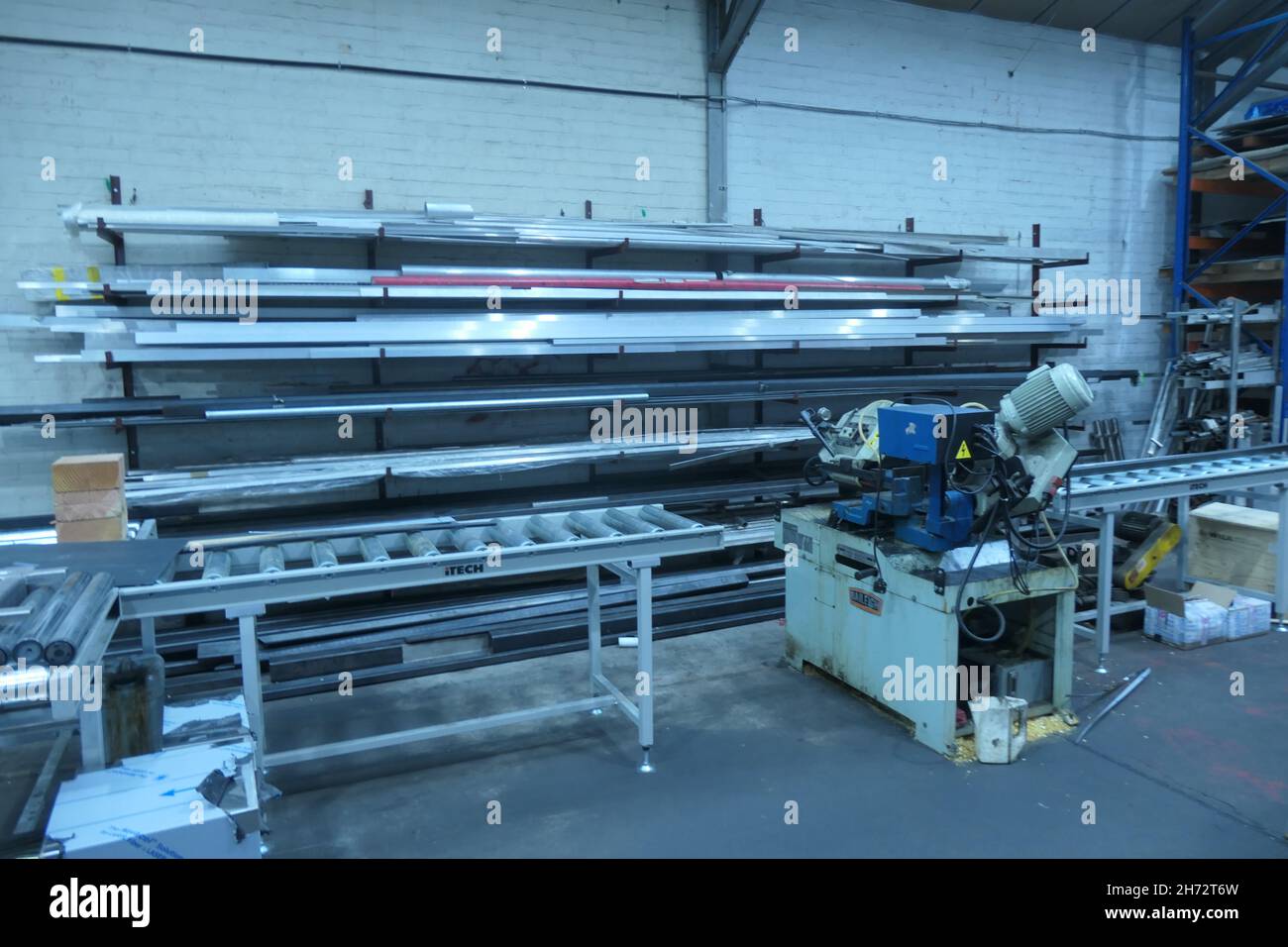 metal fabrication factory Northampton UK Stock Photo Alamy