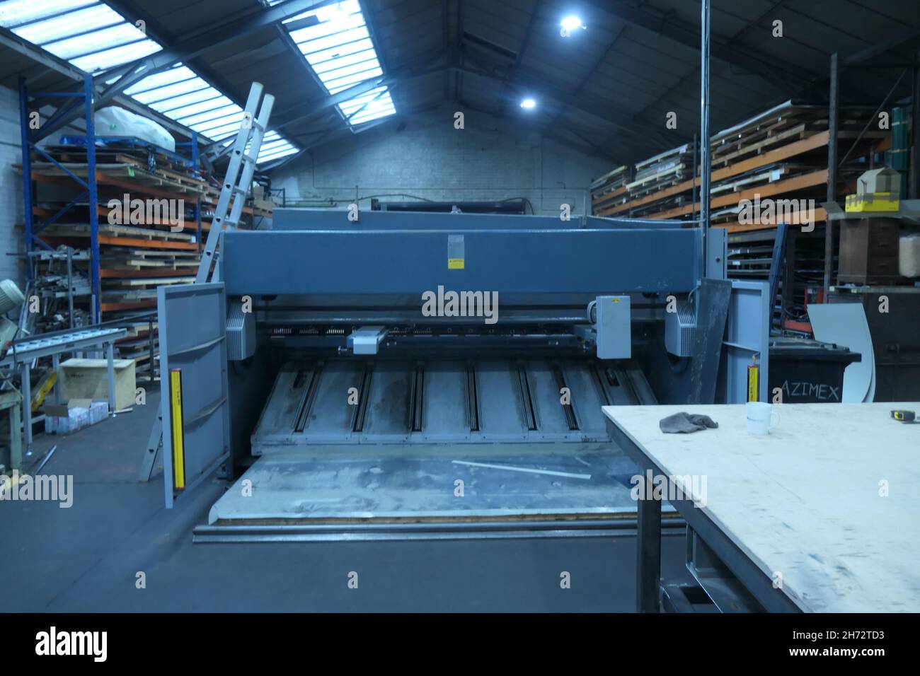 metal fabrication factory Northampton UK Stock Photo