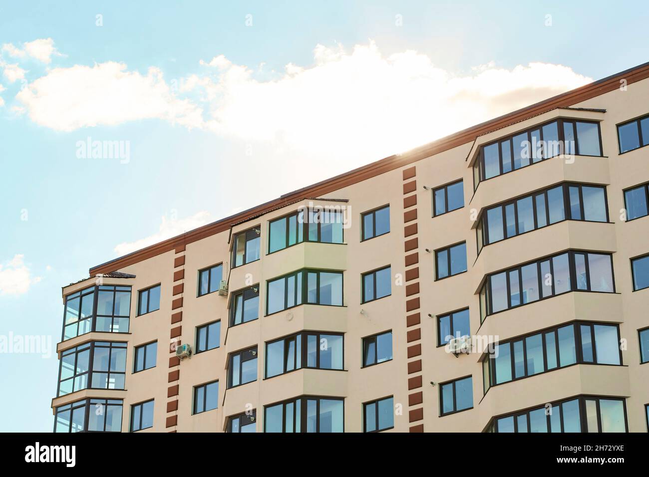 Lutsk, Ukraine April 22,2020 Residential apartment condominium type