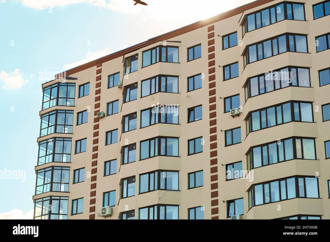 Lutsk, Ukraine April 22,2020 City real estate condo architecture