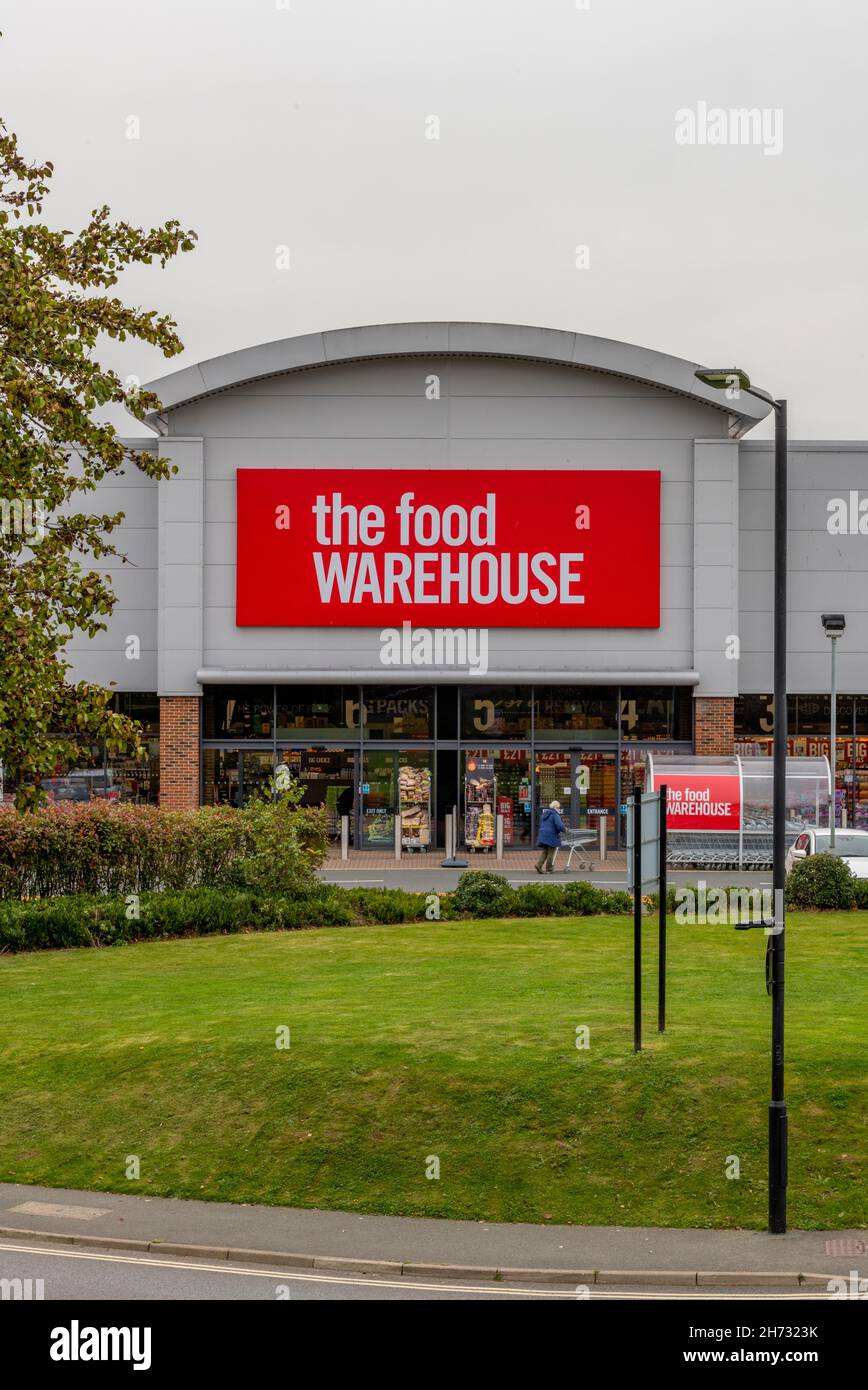 the food warehouse supermarket owned by iceland frozen foods, shopping