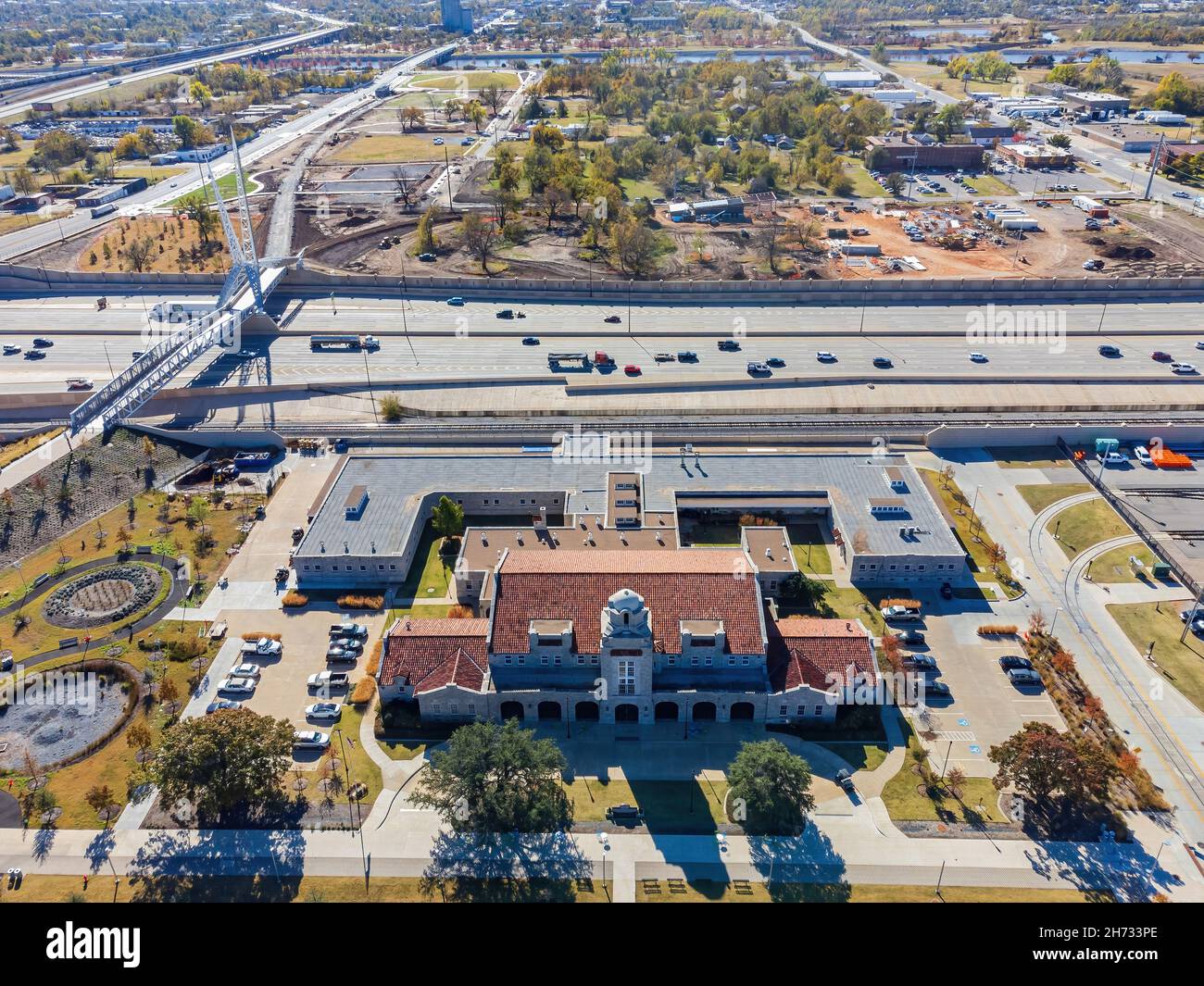Union station aerial view hi-res stock photography and images - Alamy