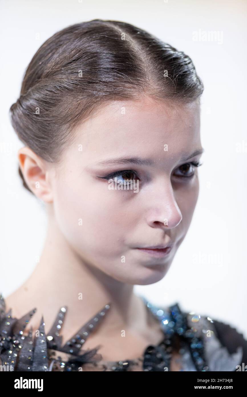 Grenoble, France. 19th Nov, 2021. Anna Shcherbakova from Russia