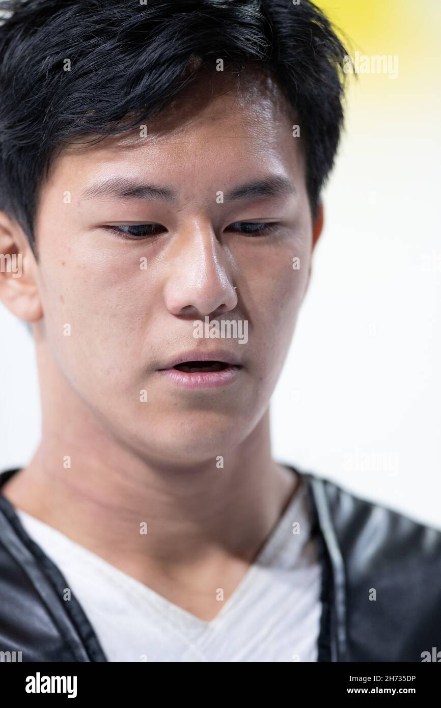 Grenoble, France. 19th Nov, 2021. Adam Siao Him Fa from France competes ...