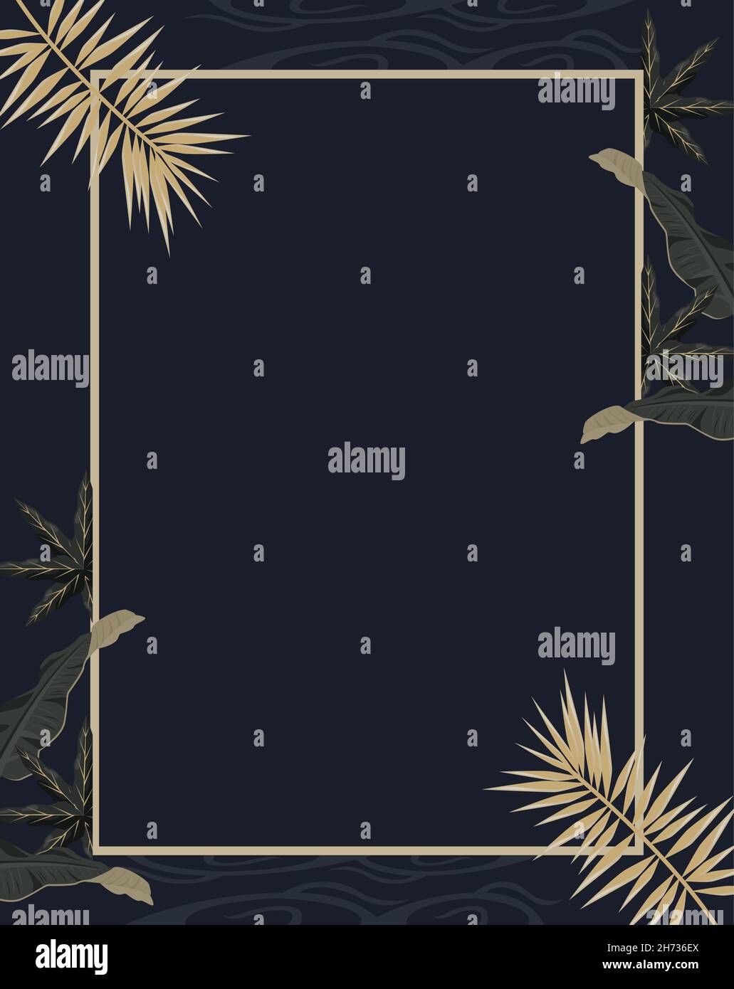 golden square frame Stock Vector Image & Art - Alamy
