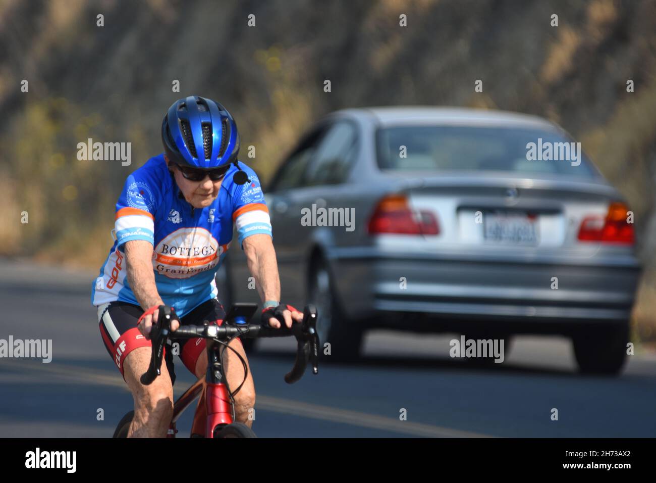 Riding the Silverado bike trail in the Napa Valley wine region of