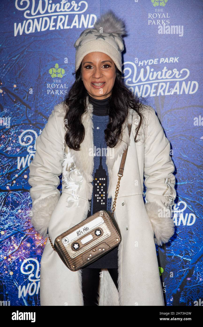 London, UK. 18th Nov, 2021. Sonali Shah attends the VIP Preview evening ...