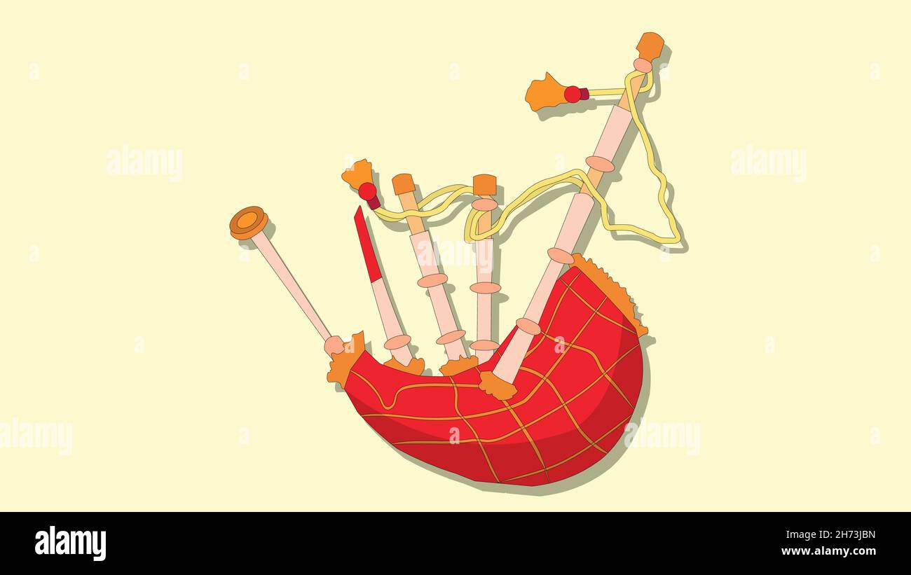 Bagpipes Vector Stock Vector