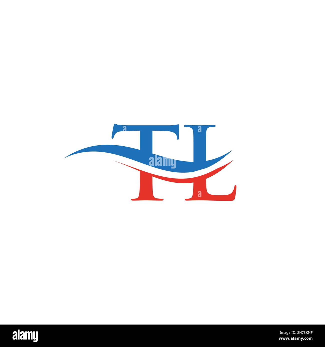 TL logo. Monogram letter TL logo design Vector. TL letter logo design with modern trendy. Stock Vector